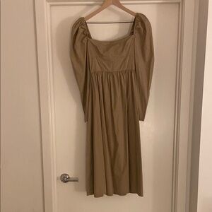 Elegant Beige Women's Dress